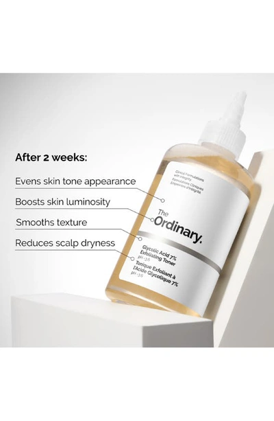 Shop The Ordinary Glycolic Acid 7% Exfoliating Toner, 3.3 oz