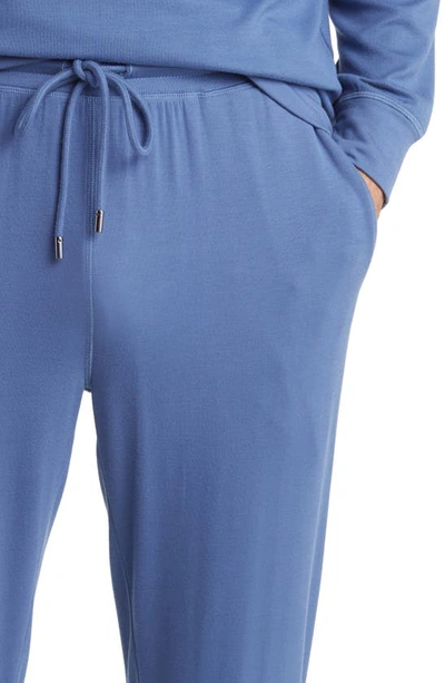 Shop Daniel Buchler Stretch Viscose Pajama Joggers In Blue
