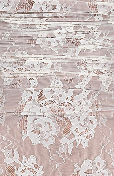 House Of Cb Artemis Long Sleeve Lace Maxi Dress In Vintage Cream