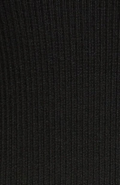 Shop Blanc Noir Asymmetric Zip Crop Puffer Jacket In Black