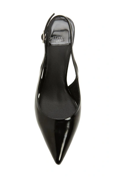 Shop Jeffrey Campbell Gambol Slingback Pointed Toe Pump In Black
