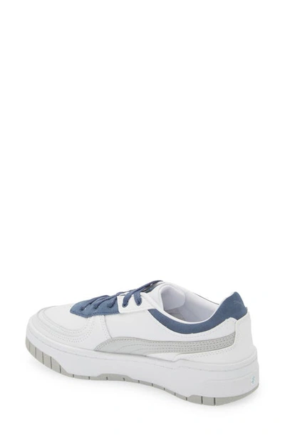 Shop Puma Cali Dream Sneaker In  White-ash Gray