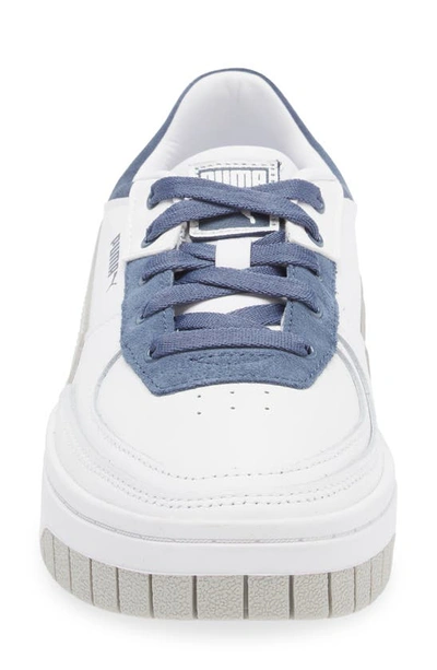 Puma Women's Cali Dream Platform Low Top Sneakers In  White-ash Gray