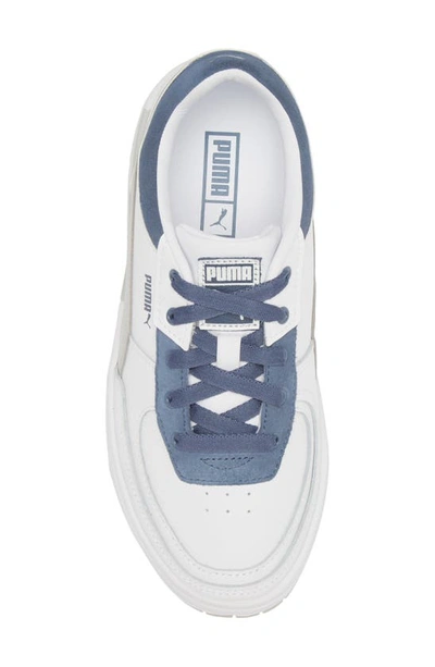 Puma Women's Cali Dream Platform Low Top Sneakers In  White-ash Gray