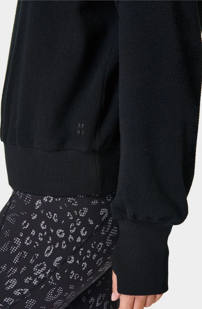 Shop Sweaty Betty Compass Seam Detail Sweatshirt In Black