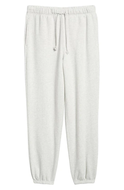 Shop Elwood Core Organic Cotton Brushed Terry Sweatpants In Vintage Ash Grey