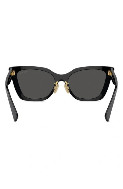 Shop Miu Miu 56mm Square Sunglasses In Black