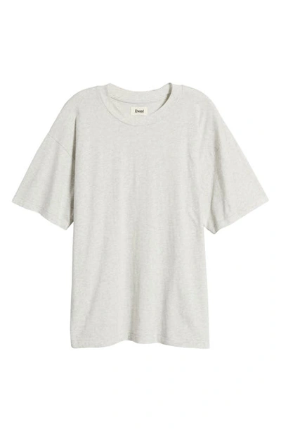 Shop Elwood Core Oversize Organic Cotton Jersey T-shirt In Vintage Ash Grey