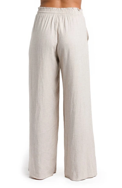 Shop La Blanca Beach Cover-up Pants In Taupe