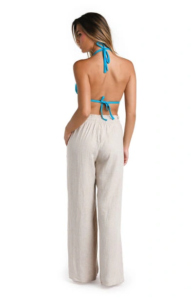 Shop La Blanca Beach Cover-up Pants In Taupe