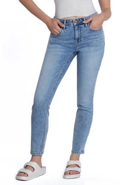 Shop Hint Of Blu Kind Ankle Skinny Jeans In Bubble Blue