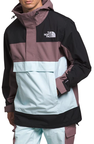 Shop The North Face Driftview Waterproof Anorak In Icecap Blue/ Fawn Grey