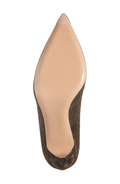 Shop Gianvito Rossi Exopard Leopard Crystal Embellished Pointed Toe Pump In Leopard Print