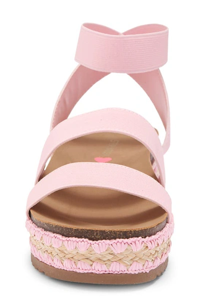 Shop Steve Madden Kids' Jkrissy Platform Sandal In Pink