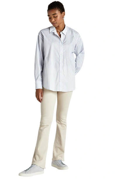 Shop Splendid Avril Stripe Shirt In Calypso Stripe