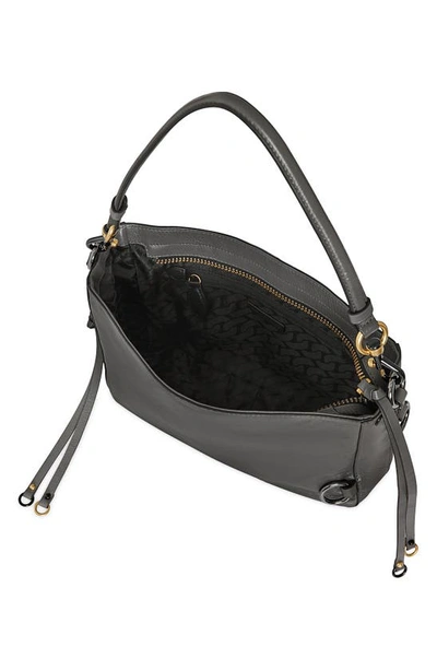 Rebecca Minkoff Mab Zip Leather Crossbody Bag In Elephant