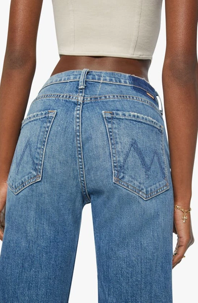 Shop Mother The Duster Skimp Cuffed Straight Leg Jeans In Horsin Around