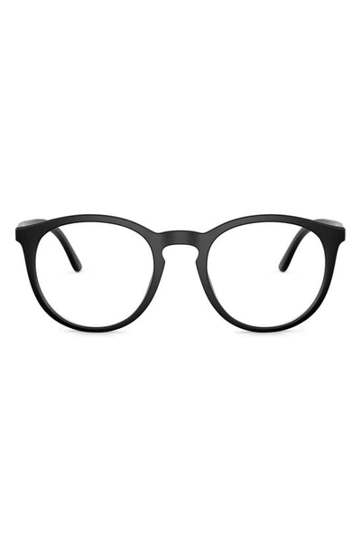 Shop Polo 50mm Phantos Optical Glasses In Grey