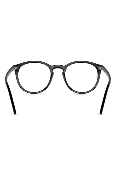 Shop Polo 50mm Phantos Optical Glasses In Grey