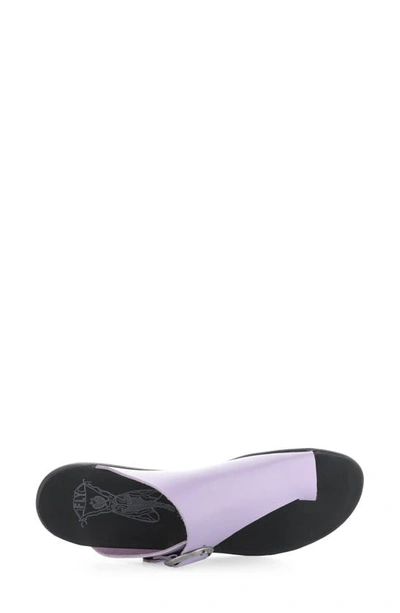 Shop Fly London Mica Slide Sandal In Violet Brooklyn