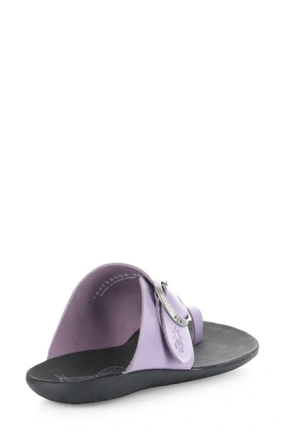 Shop Fly London Mica Slide Sandal In Violet Brooklyn