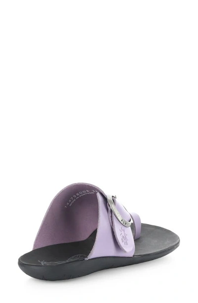 Fly London Mica Slide Sandal In Violet Brooklyn