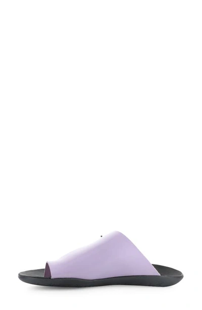 Fly London Mica Slide Sandal In Violet Brooklyn