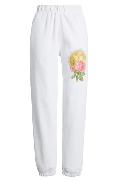 Shop Boys Lie Room To Grow Cotton Interlock Graphic Joggers In White