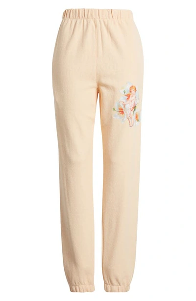 Boys Lie I Am Not Where You Left Me Sweatpants In Peach