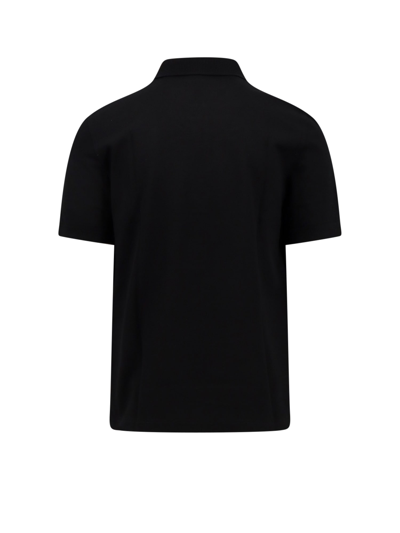 Shop Ferragamo Polo Shirt In Black