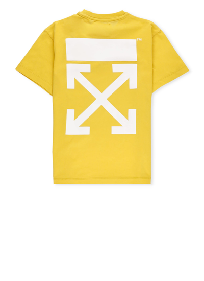Shop Off-white Classic Arrow T-shirt In Yellow