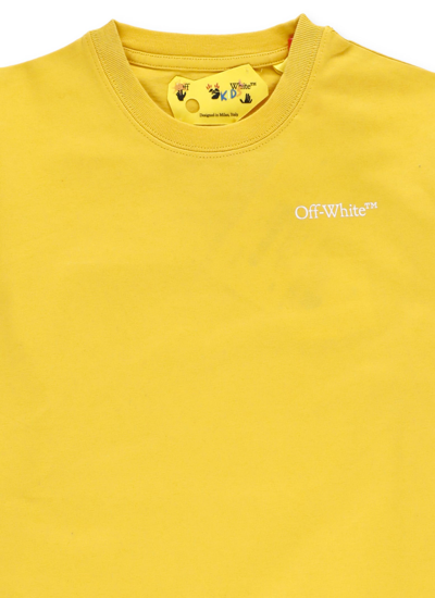 Shop Off-white Classic Arrow T-shirt In Yellow