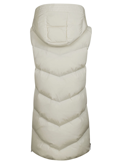 Shop Woolrich Alsea Down Vest In Milky Cream