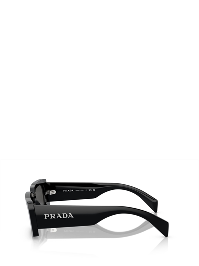 Shop Prada Pr A07s Black Sunglasses