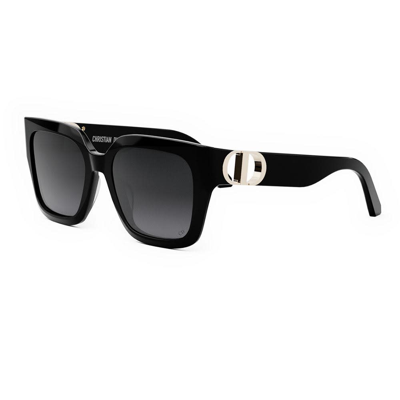 Dior 30montaigne S13i Sunglasses In Nero/grigio Sfumata