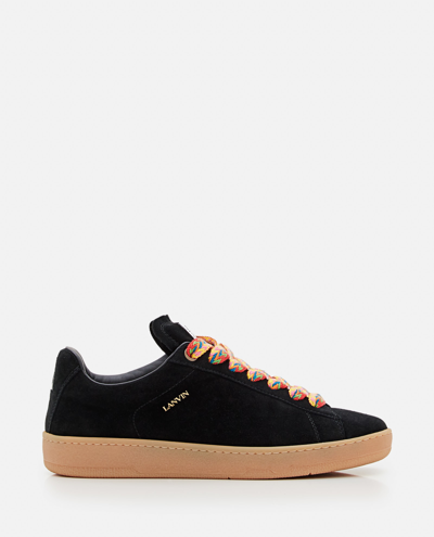 Shop Lanvin Lite Curb Sneakers In Black