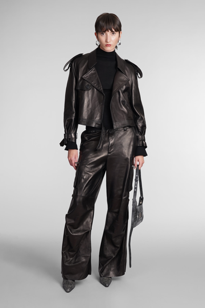 Shop Salvatore Santoro Biker Jacket In Black Leather