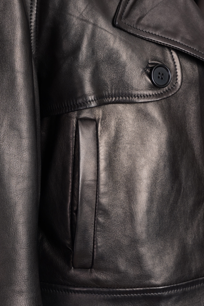Shop Salvatore Santoro Biker Jacket In Black Leather