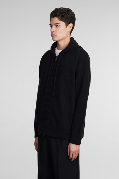 Shop Roberto Collina Sweatshirt In Black Wool