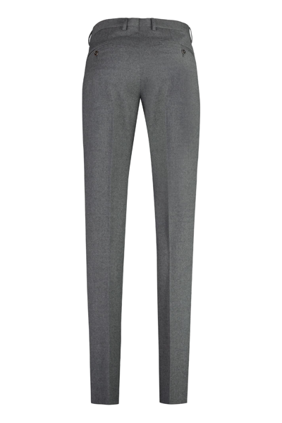 Shop Dolce & Gabbana Wool Trousers In Grey