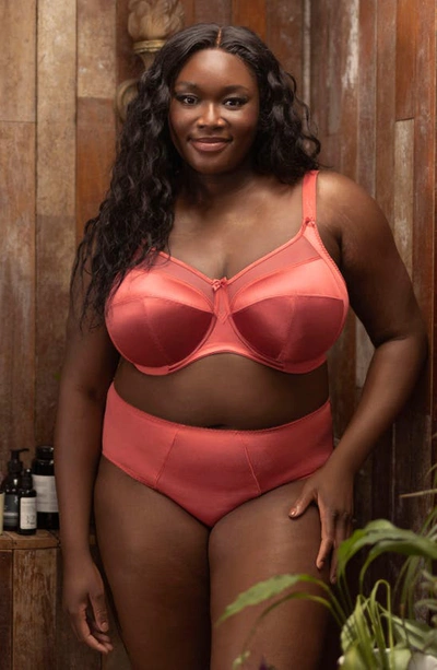Shop Goddess Keira Full Figure Underwire Bra In Mineral Red