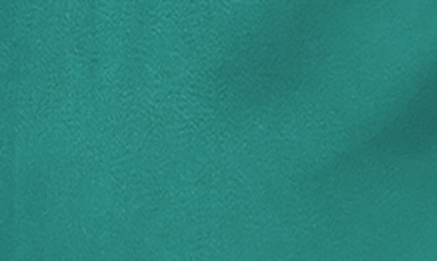 S And P Rara Buckle Sateen Wrap Dress In Malachite