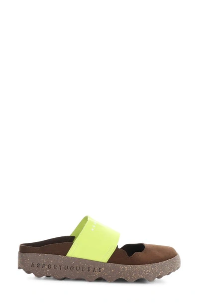 Shop Asportuguesas By Fly London Cana Slide Sandal In 000 Brown On Micro S