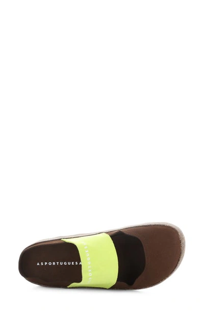Asportuguesas Cana Slide Sandal In 000 Brown On Micro S