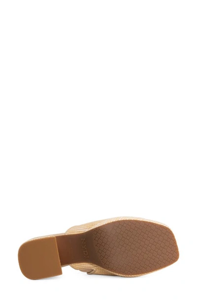 Shop Nydj Dewi Platform Slide Sandal In Natural