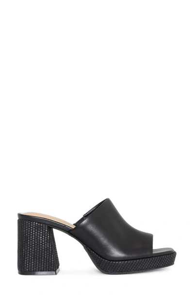 Nydj Dewi Platform Slide Sandal In Black