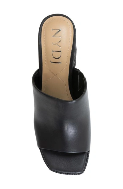 Nydj Dewi Platform Slide Sandal In Black