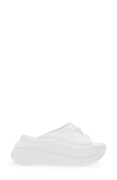 Shop Versace Slides In White