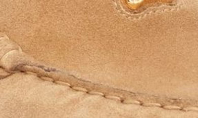 Shop Versace Medusa Driving Shoe In Sand- Gold