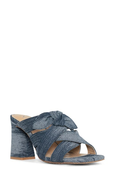 Nydj Loreri Slide Sandal In Dark Blue